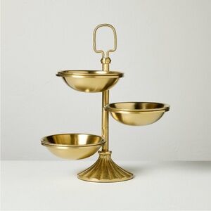 Brass-Finish Tiered Snack Serving Bowls - Hearth & Hand™ with Magnolia